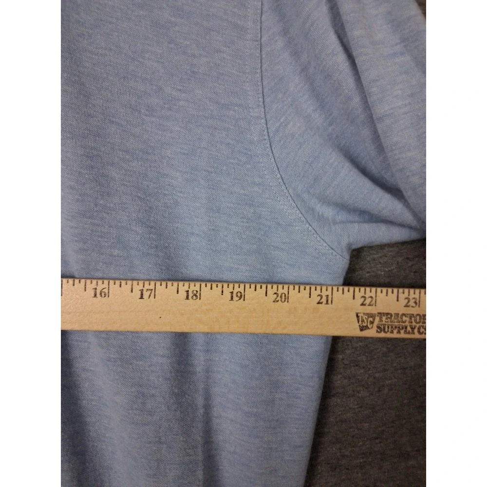 Peter Millar Mens Sweater L Blue 1/4 Zip Crown Crafted Preppy Quiet Luxury Golf